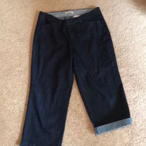 Dark denim Dockers Capri sz 12 NWOT